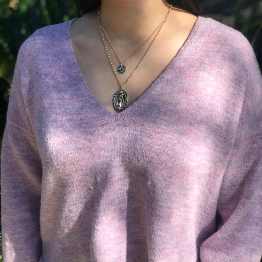 50% CLEARANCE 🎄Layered Pendant Necklace - Picture 3 of 8